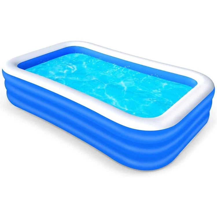 Outdoor PVC Inflatable Kids Swimming Pool 1.96M Foldable Adult Indoor Spa Above Ground Swimming Pool