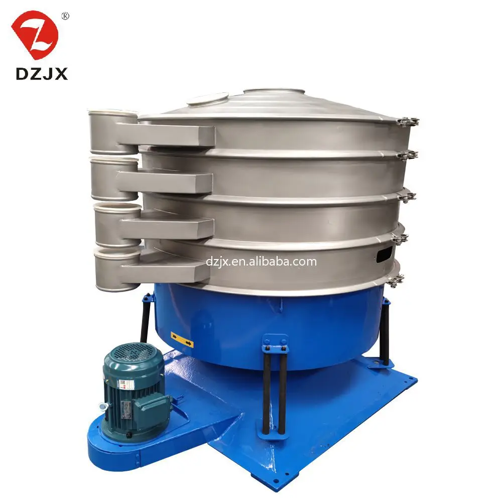 DZYS Food Grade Mining Swing Sieve Mesh Washing Powder Sieving Machine Flour Multi-Stage Round Tumbler Screen Sieve Separator