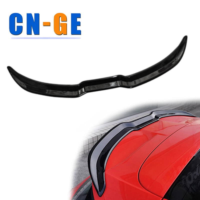 ABS Plastic Black Rear Trunk Boot Wing Lip Roof Spoiler for Ford Focus ST-Line 2019+