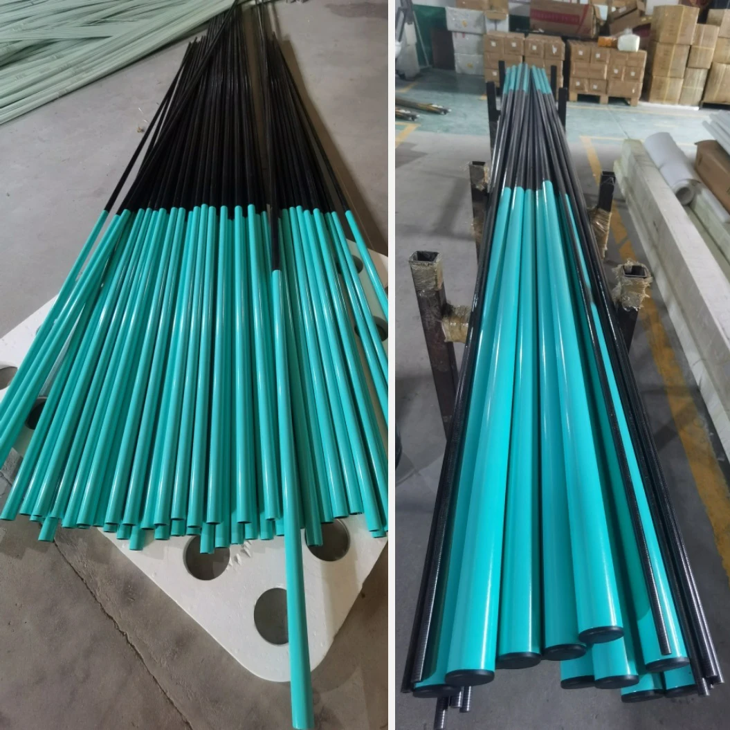 High-Quality Surf Deep Sea Troll Rod Saltwater Trolling 1 Piece Carbon Fiber Solid Fiber Carbon Fishing Rod Blank
