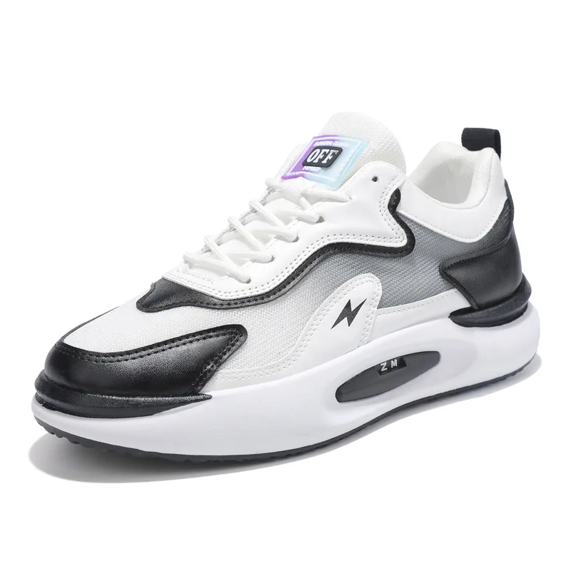 JSYWD-009  New casual breathable mesh sneakers fashion korean thick bottom running walking shoes for men stock