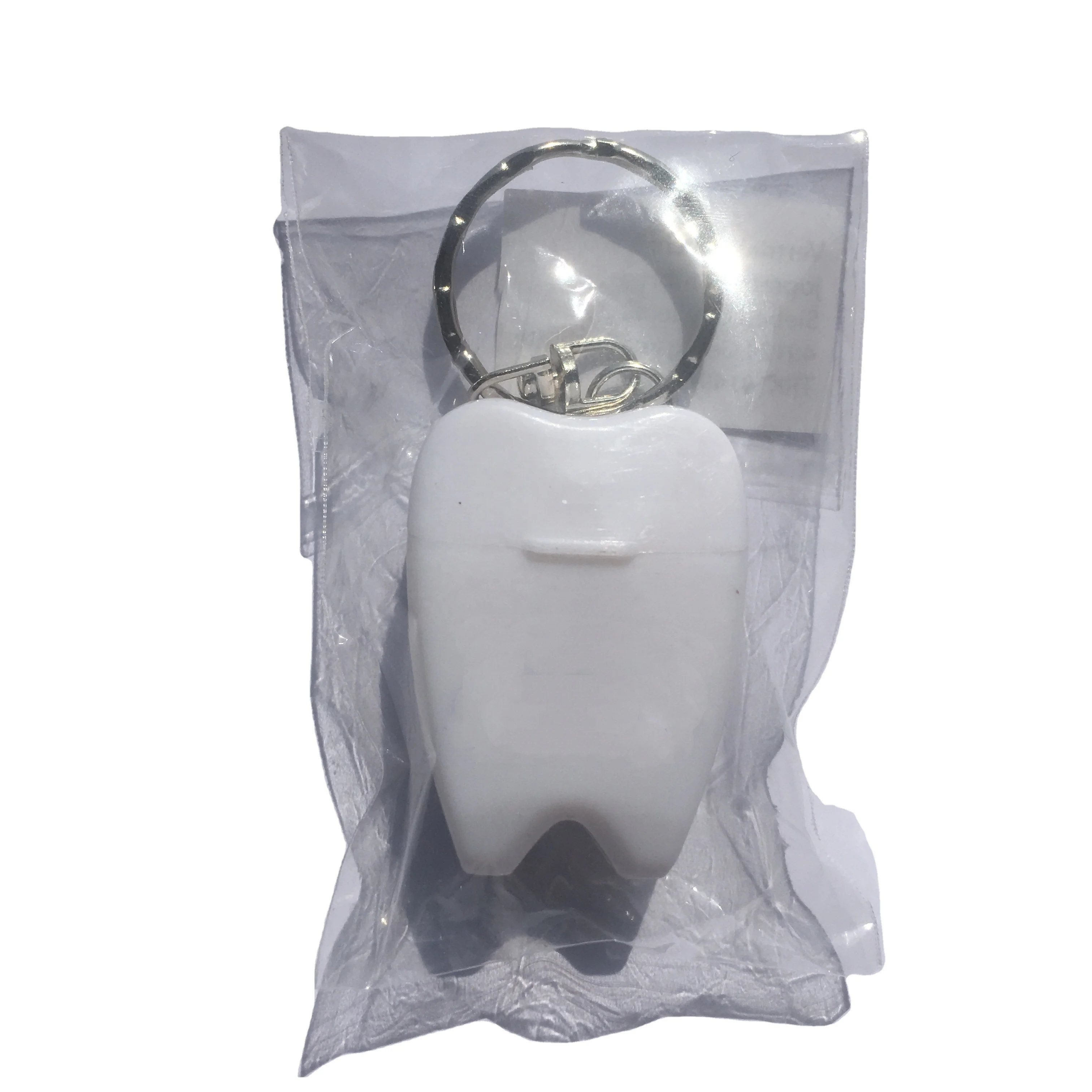 2022 Customized Logo Tooth-shaped Nylon Teeth Cleaning Dental Floss mint flavor