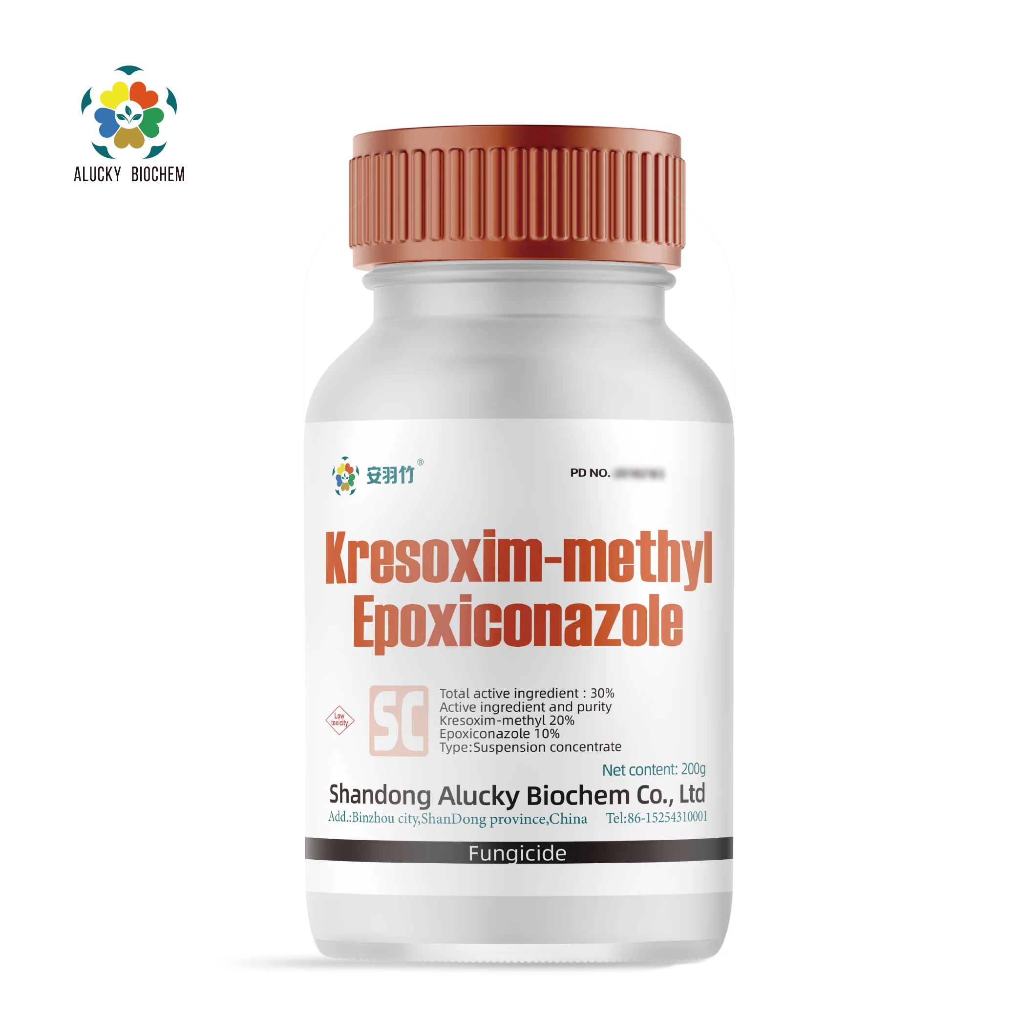 pesticide fungicide 106325-08-0 135319-73-2 133855-98-8 Pre-mixture  SC Kresoxim-methyl 20% Epoxiconazole 10% SC