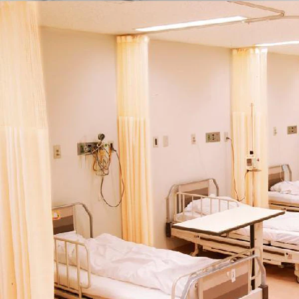 New Customized Hospital Partition Curtains Medical Mesh Fabric Divider Drape Curtains