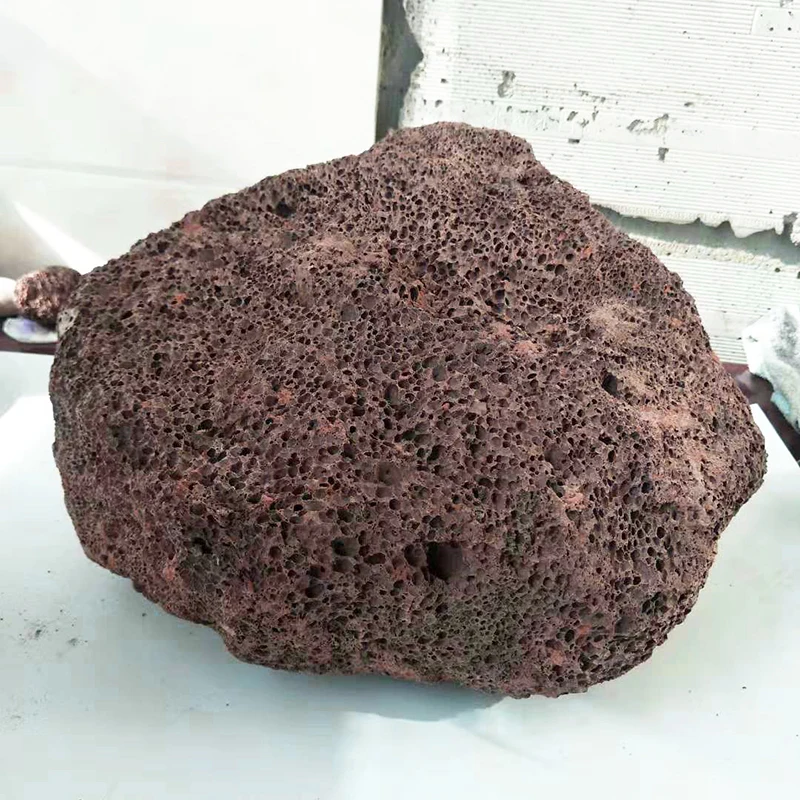 Fish tank filtered water treatment natural volcanic rock paving landscape pebble decoration