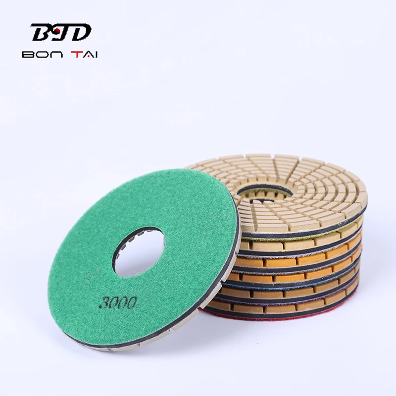 Klindex 50 to 3000 Grinding Sanding Disc Resin Bond Diamond Polishing Pads for Concrete Granite Marble Tile Stone Polishing Tool