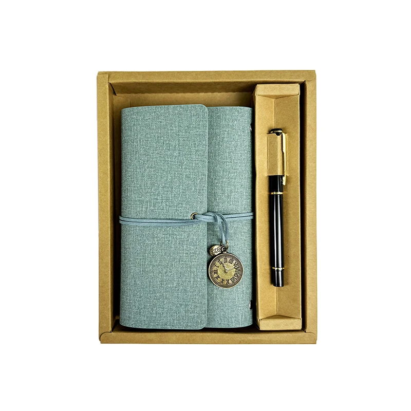 PU Leather Notebook Creative Diary With Leather Paper Notebook Hand Account Book Retro A6 Leather Journal Book