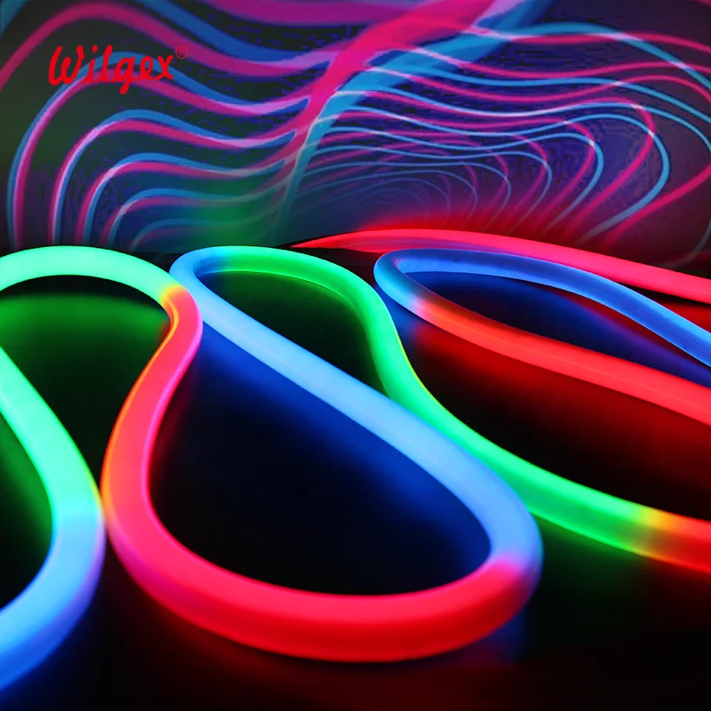 AC110V/AC120V IP65 Waterproof PVC LED Neon Flex Decorative CE RoHS Compliant Flexible Neon Lights