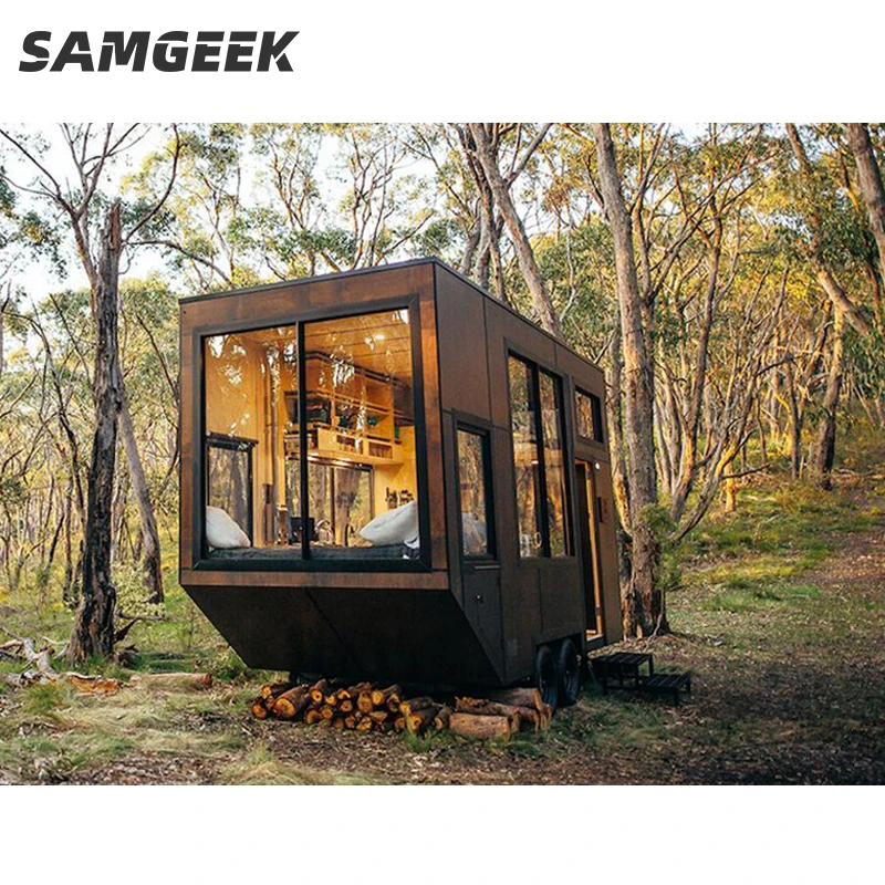 Made in china modern movable prefab cabin container house easy assemble prefab wooden house