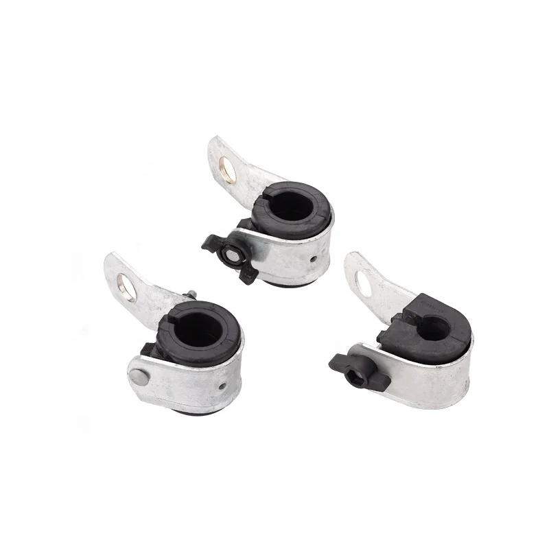 Low voltage Hot dip Galvanized Steel Support ABC Cable Tension Suspension Clamp