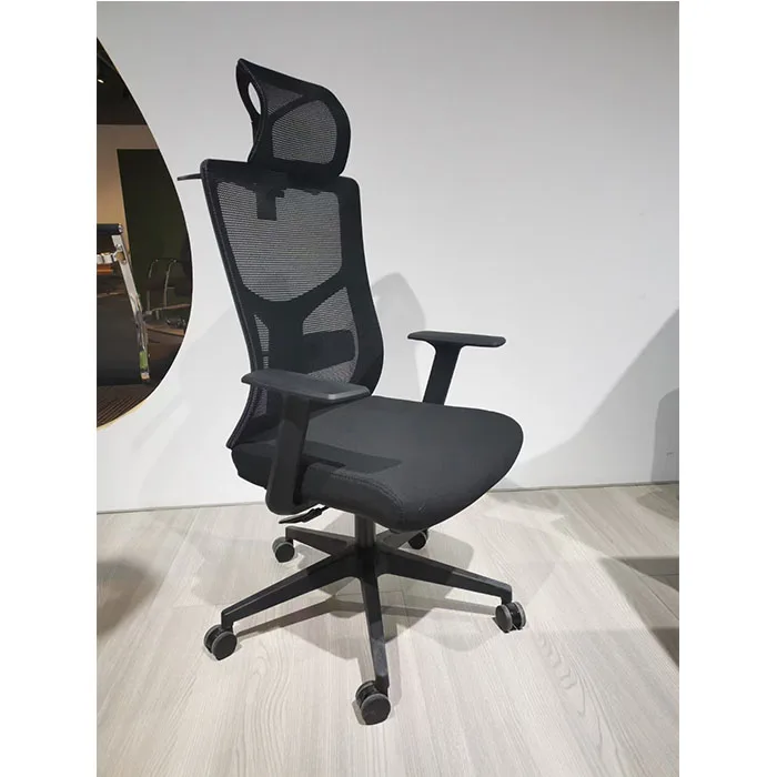 Mesh office chair office building furniture black ergonomic swivel office chair for high back