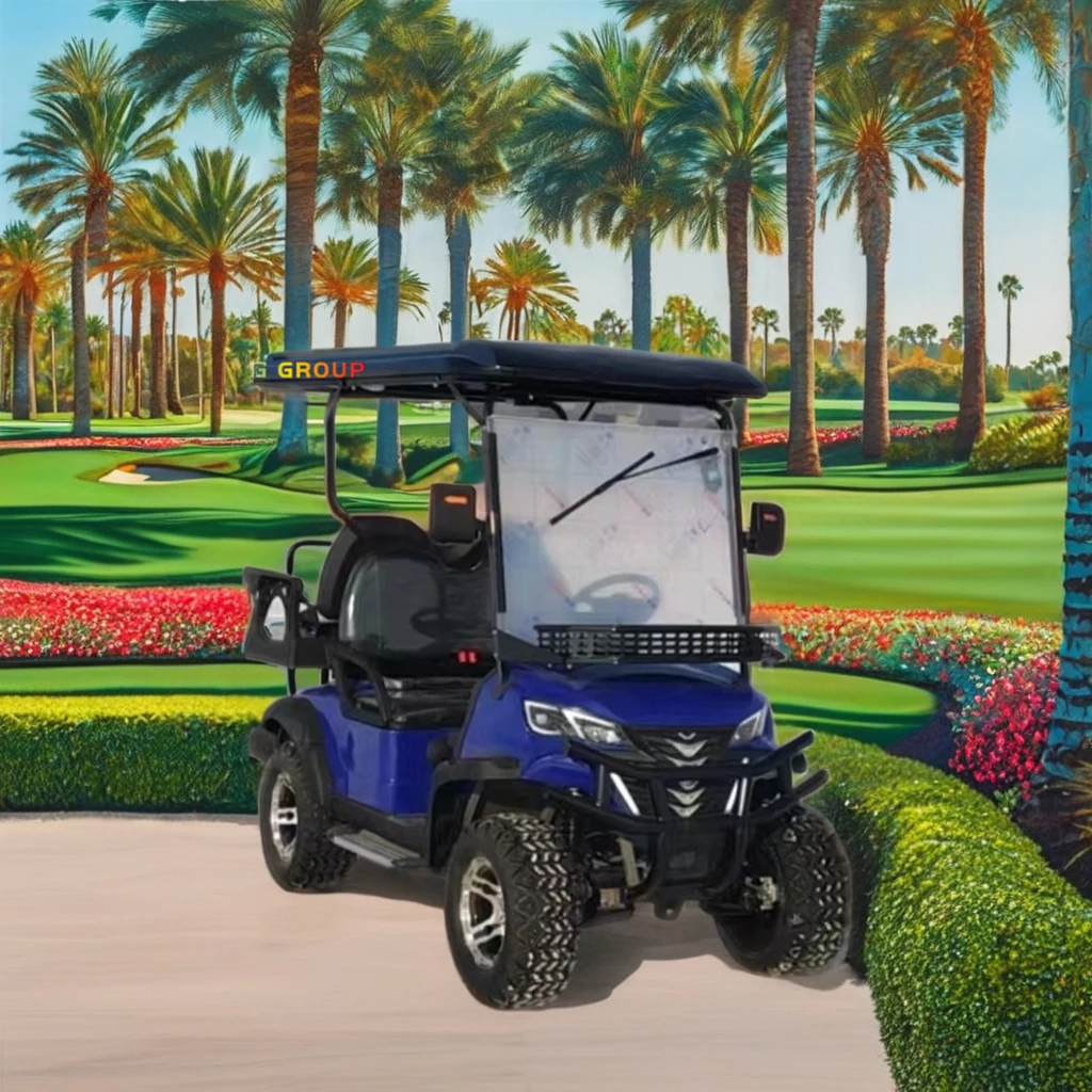2024 Chinese Wholesale Comfortable Electric Sightseeing Lithium Bus Mini Golf Cart Lithium Golf Cart Golf Buggy for Sale