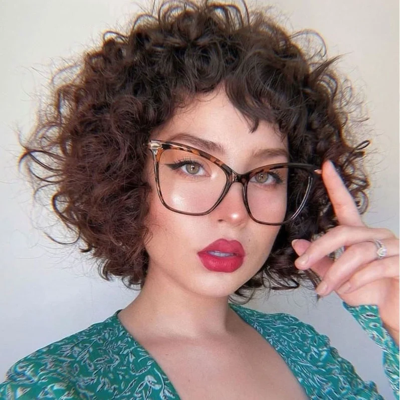 2460 New Optical Frame Design Oversized Metal Frame Clear Lens Cat Eye Optical Eyeglasses 2022