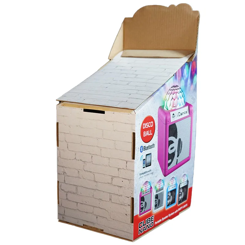 Retail Shop Shelf Ready Tray Packaging Folding Corrugated Cardboard Carton Paper Display Box