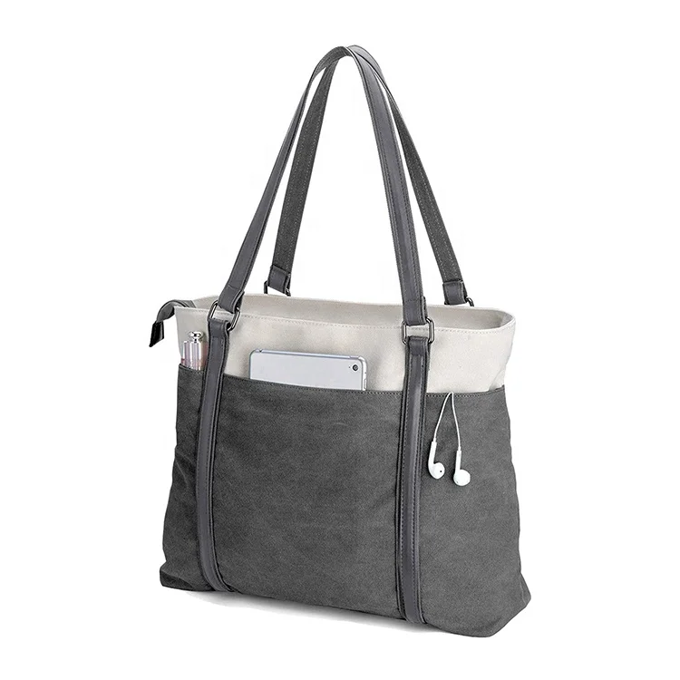 Large Ladies Bags Handbag Plain Tote Bag Cotton Canvas