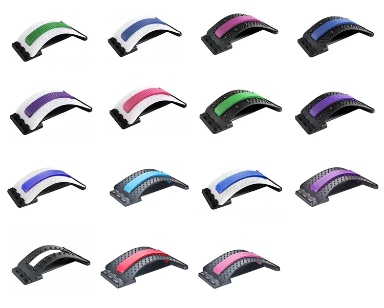 Pain Relief And Muscle Relaxation Adjustable Magnet Therapy Back Cracker Lumbar Back Massager Stretcher