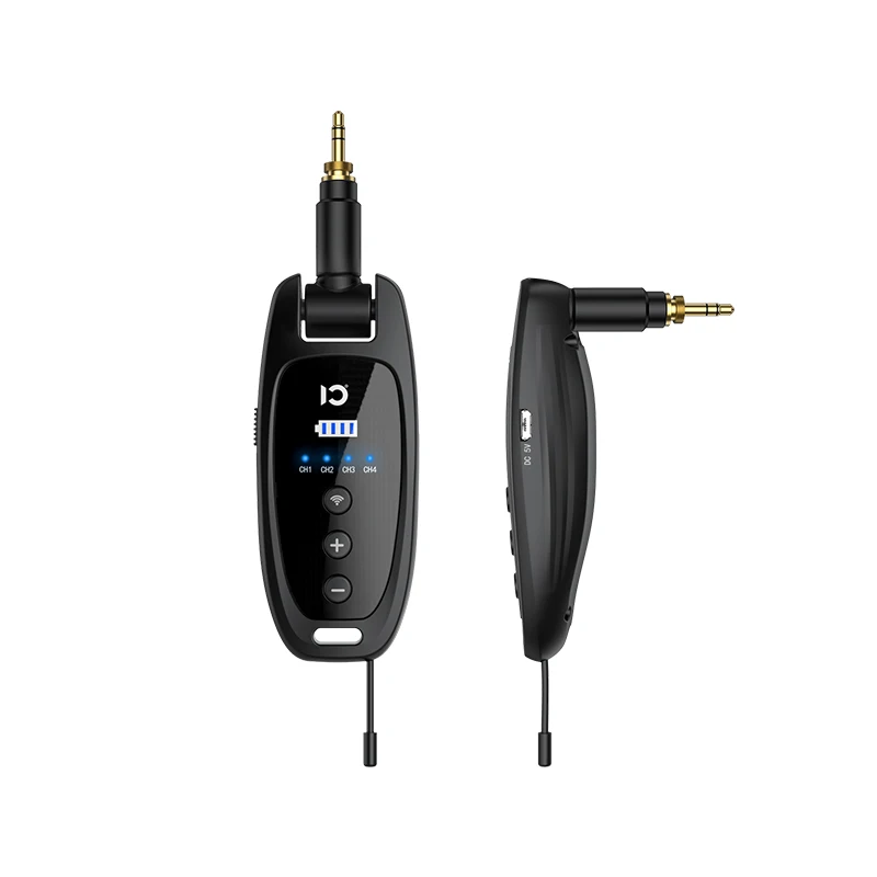 SHIDU Outdoor Stage Performances Microphone With Rechargeable Receiver Professional Wireless Instrument Saxophone Microphone Set