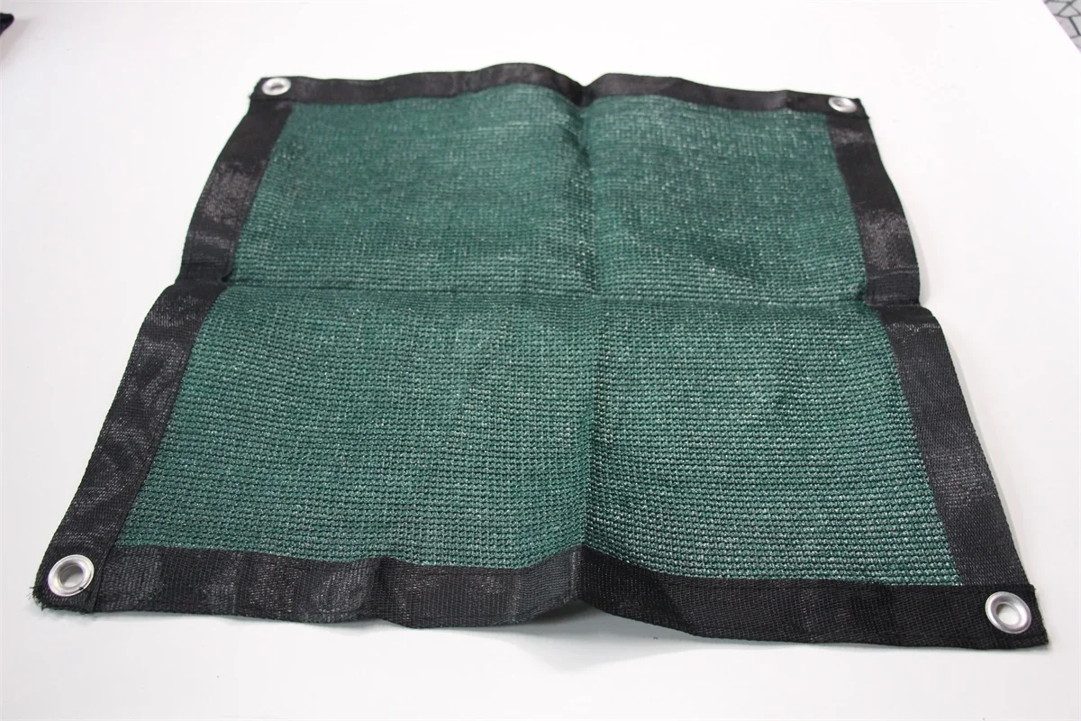 Heavy duty 240gsm windbreak privacy screen nets aluminum buttonholes windbreak nets