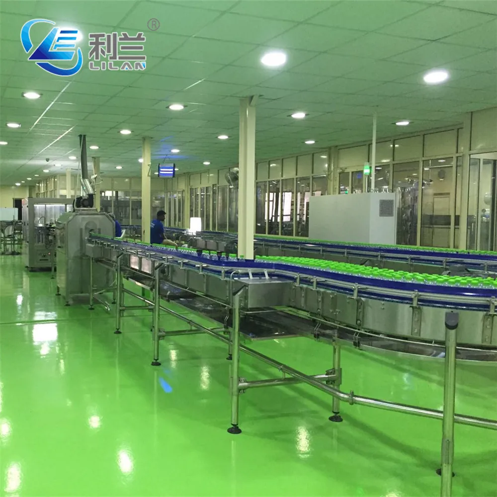 Lilan co2 carbonated soft drinks water filling machine line/bottle washing filling capping sealing production line