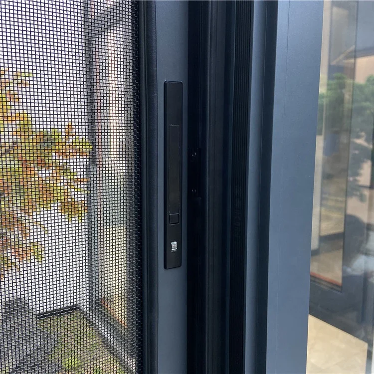 casement window customized Thermal insulation window bridge cutoff aluminum inner Hurricane-impact proof casement window