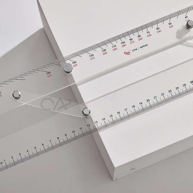 40cm & 16' Navigation Parallel Ruler - Foldable Nautical Miles Scale Ruler