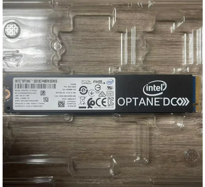 100GB INTEL SSD OPTANE M.2 P4801X 22110 PCIE X4 10.9PBW 60DWPD SSDPEL1C100D