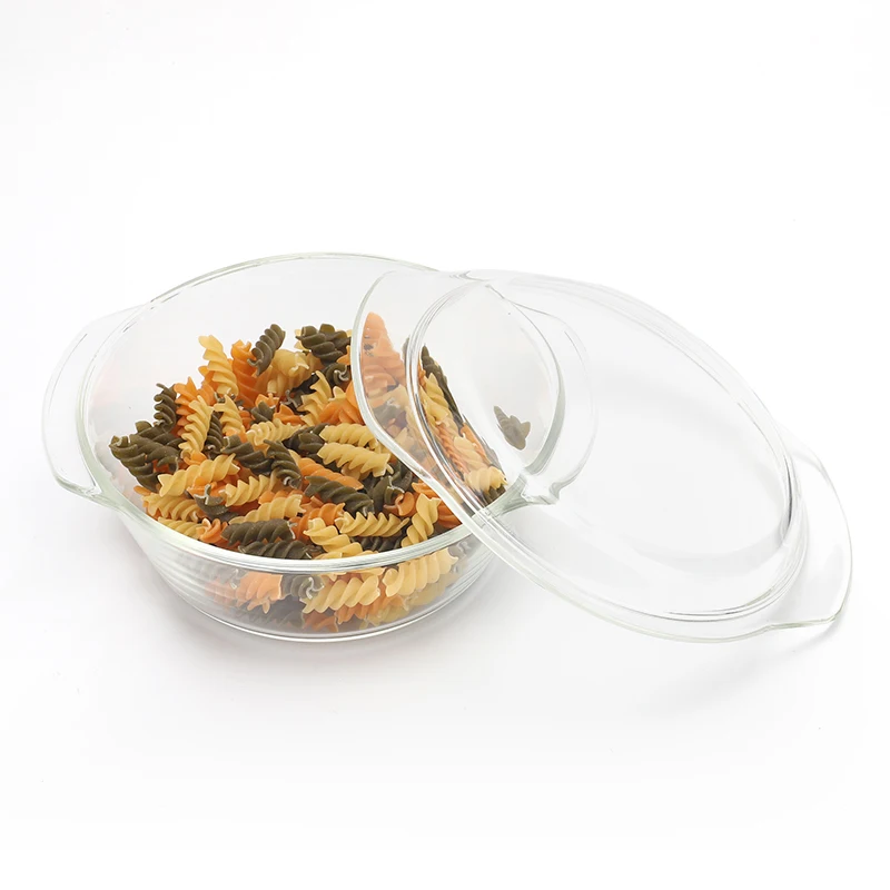 
high borosilicate glass ceramic cooking pot with CE certificate 