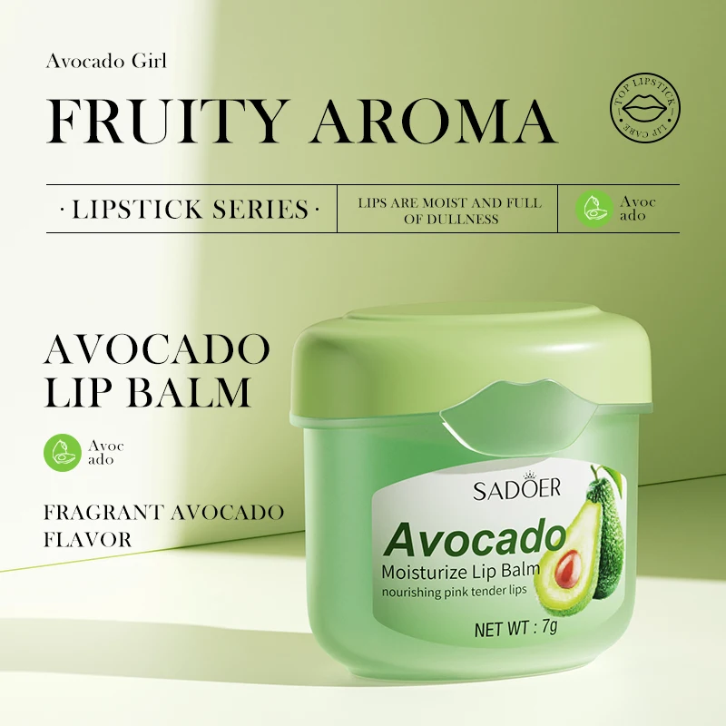 Осенне-зимняя трансграничная Внешняя торговля оптовая продажа английская помада из Авокадо увлажняющая Уход за губами