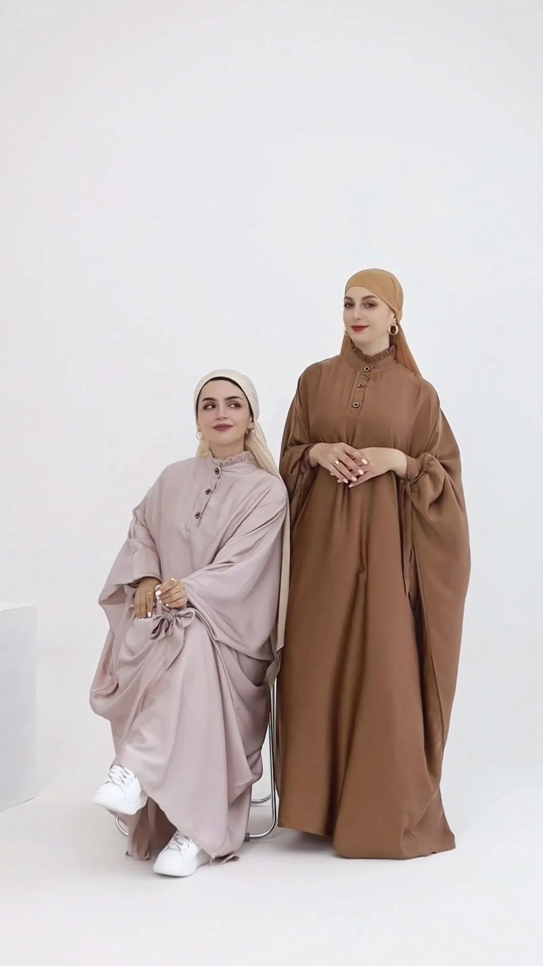 High Quality Fashion Turkey Turkish French Abaya for Girls Nida One Piece Full Length Prayer Khimar Abaya Abaya Muslim Dress