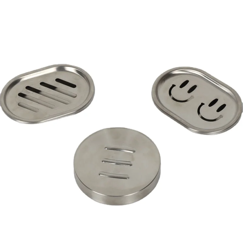 304 Stainless Steel Shower Soap Dishes for Bathroom, Soap Saver for Bathtub, Sponge Holder for Kitchen Sink