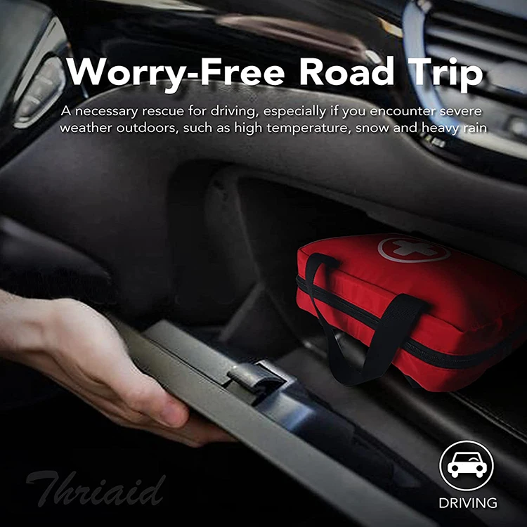 330 Piece First Aid Kit Waterproof Compact Trauma Bag Medical First Aid Kit for Any Emergencies