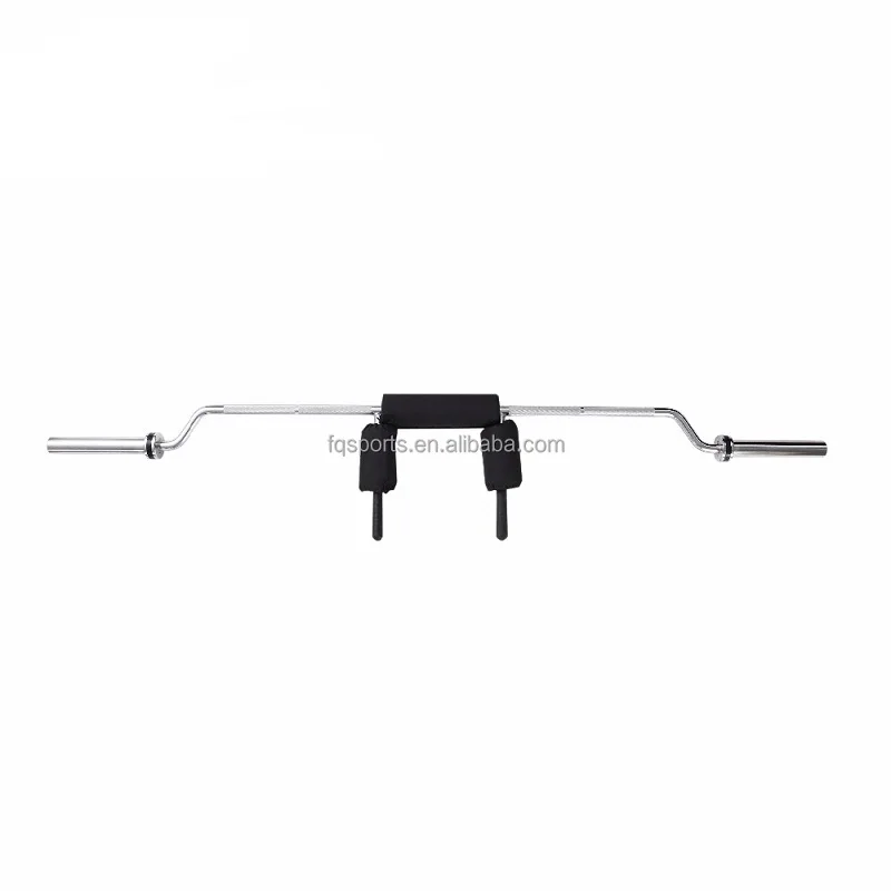 Best-selling Gym Weight Lifting Equipment Fitness Training Safety Squat Barbell Bar Squat Rack With Pull Up Bar