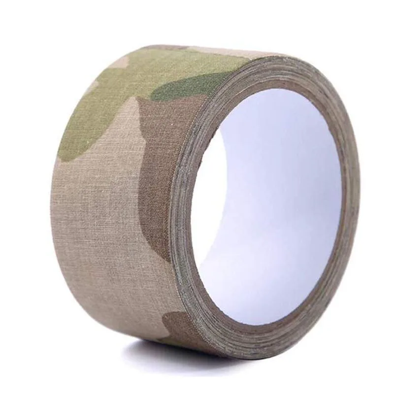 Hotmelt glue Outdoor Hunting Cloth Printed 0.28mm Duct Fabric Hunter Tactical Bionic Camouflage Tape