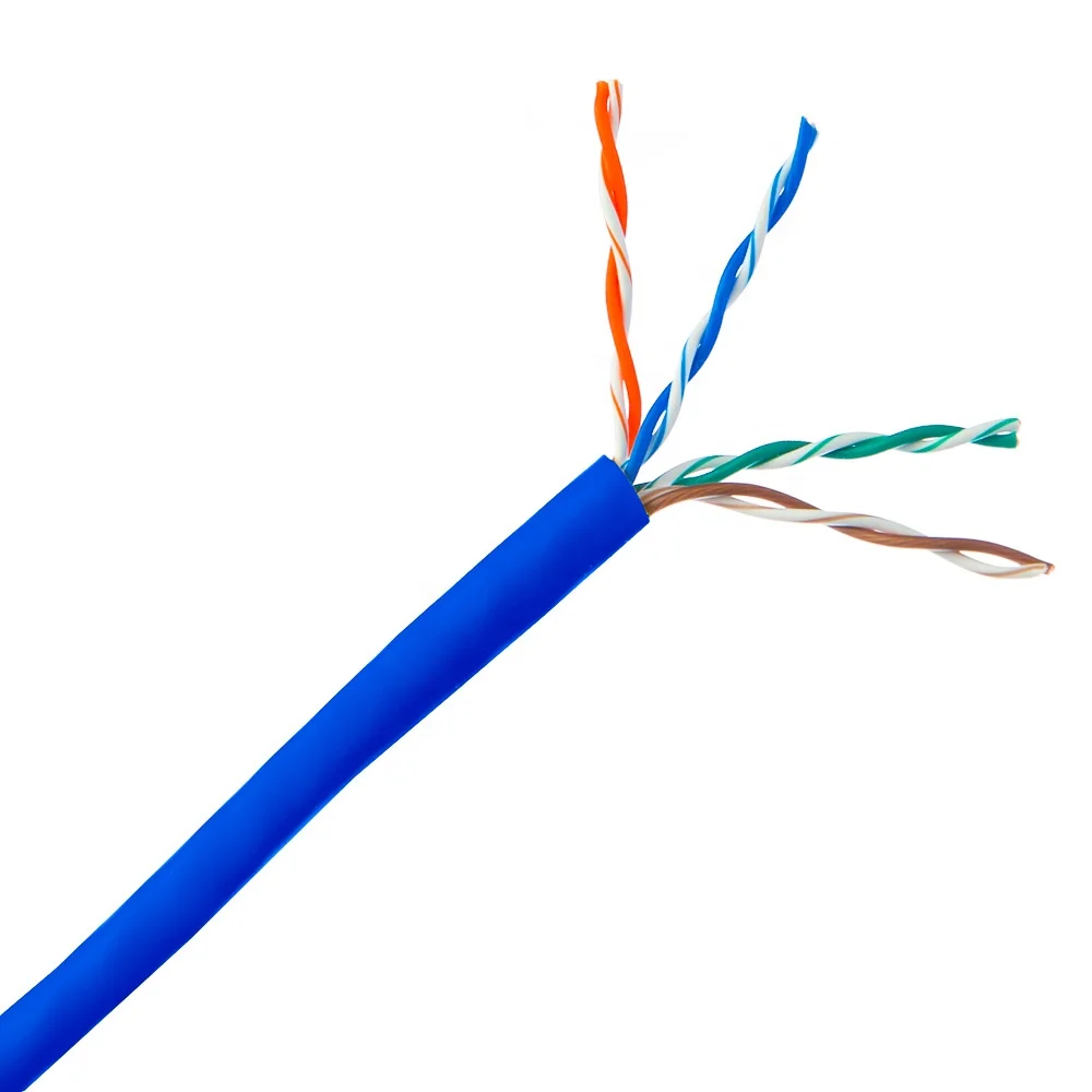  Кабель cat5e/cat5 lan по хорошей цене кабель UTP CCA провод 305 м футов с простой вытяжкой utp cat