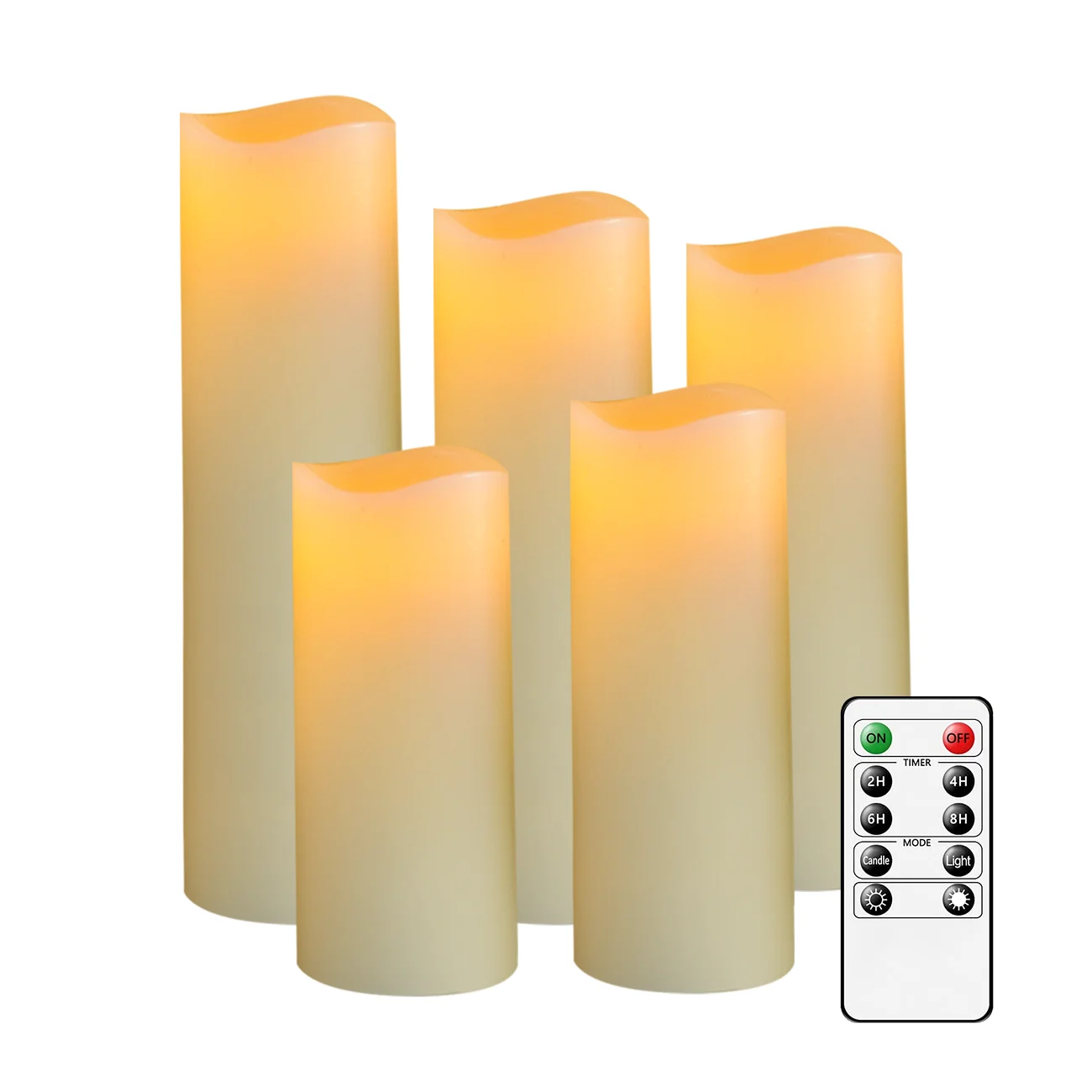 kakoya 2024 High quality hot selling led flameless candles Wedding birthday Festival Dining table party Warm Home decoration