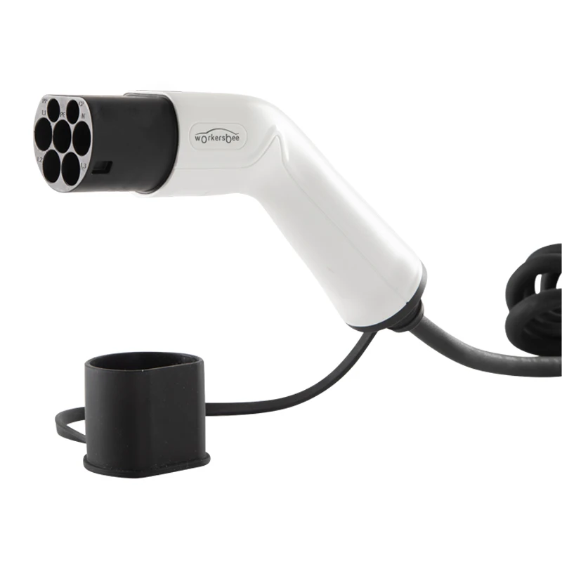 IEC 62196- 2 Mode 3 ev Charging Cable 16A Three Phase 250V 11kw Type 2 to Type Ev Charging Cable electric vehicle cable