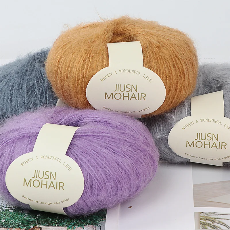 2021 59 Colors New Soft Pure Cashmere Wool High Quality Mohair Yarn Merino Hand Knitting Wool Yarn