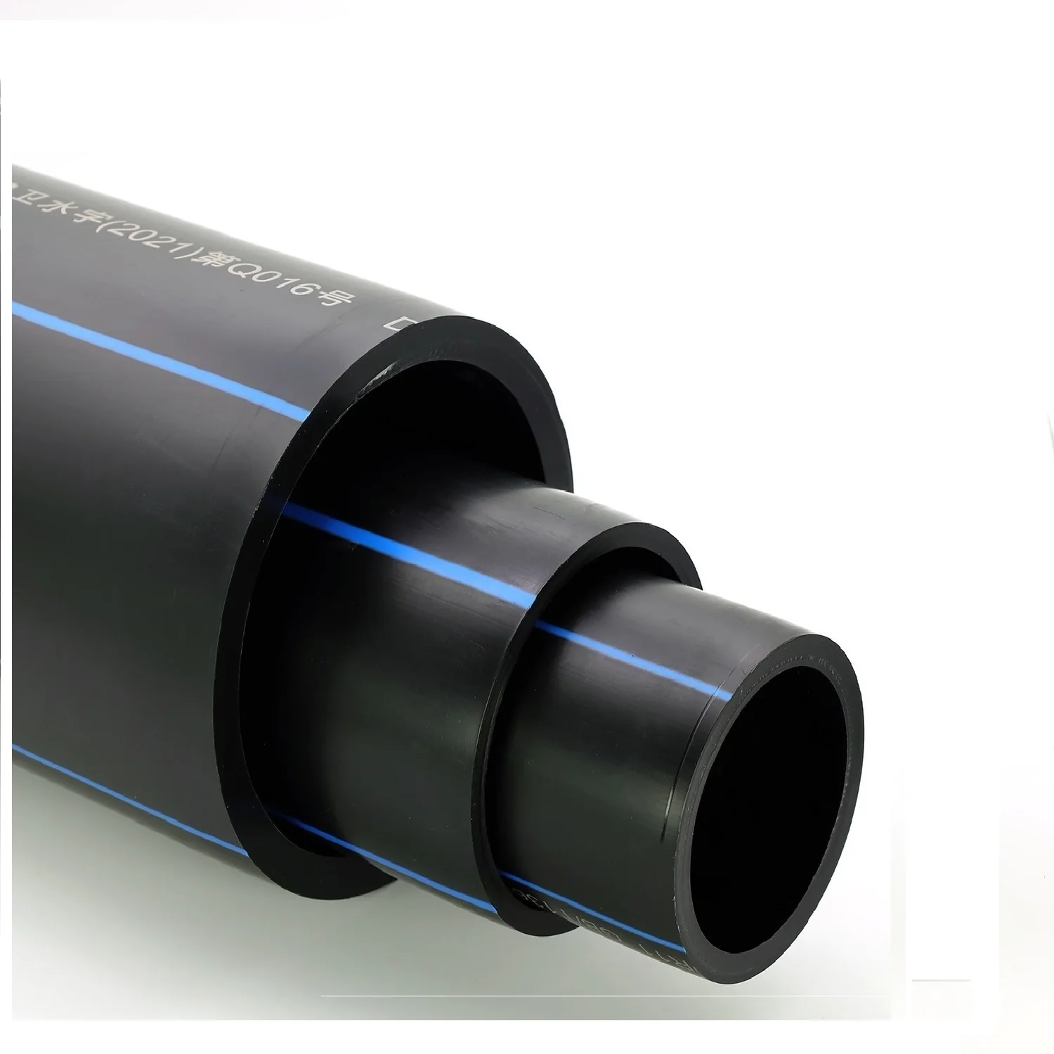 HDPE Sewage Pipes/ plastic HDPE pipe/ HDPE tube for  drainage pipeline to convey corrosive medium