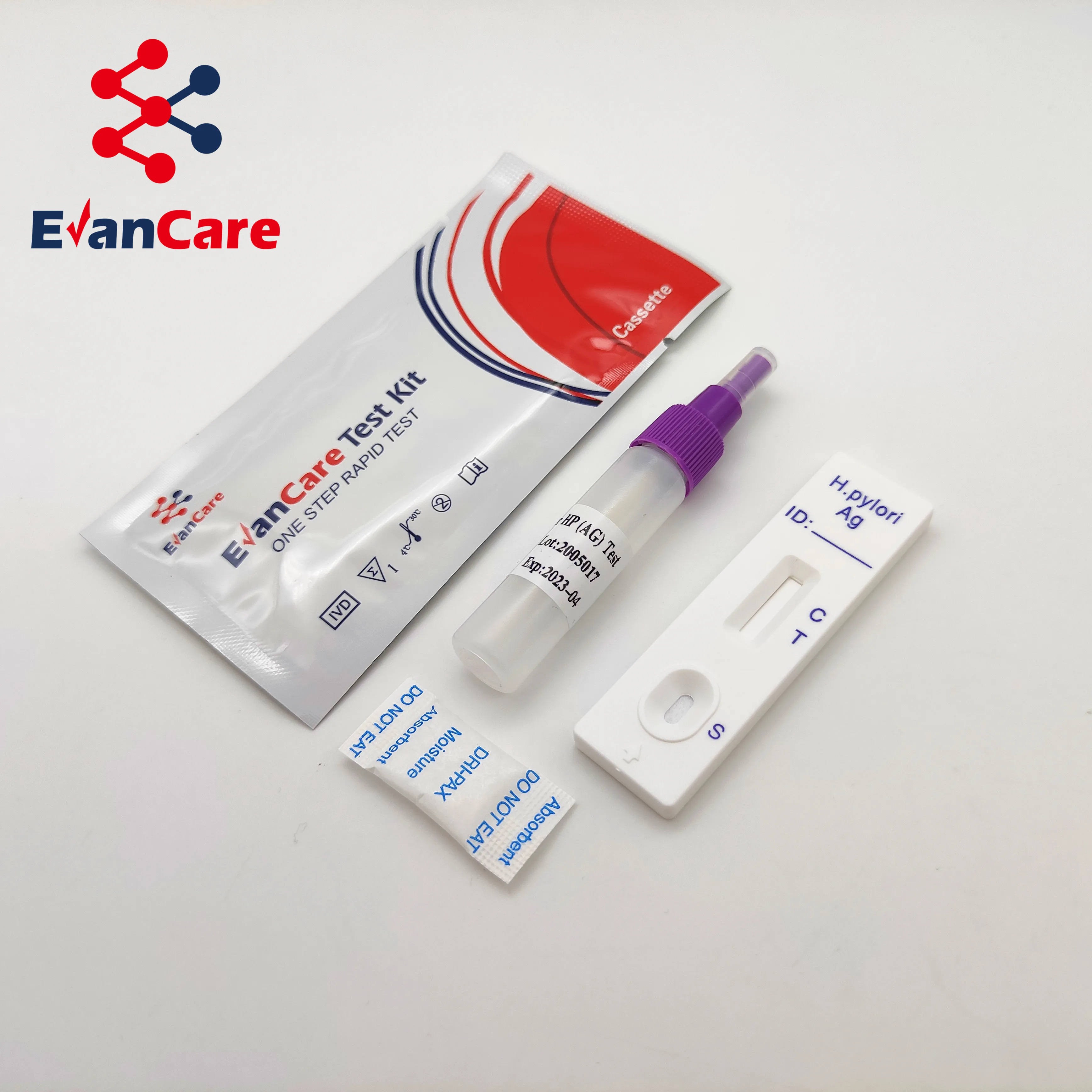 
Evancare high quality one step H.Pylori Ab/Ag Test for Helicobacter antibody 