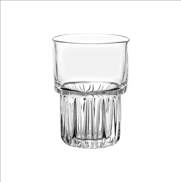 Wholesale 10oz Stackable Glass Tumbler Water Coffee Juice Beer Mug Drinking Wine Glass Cup