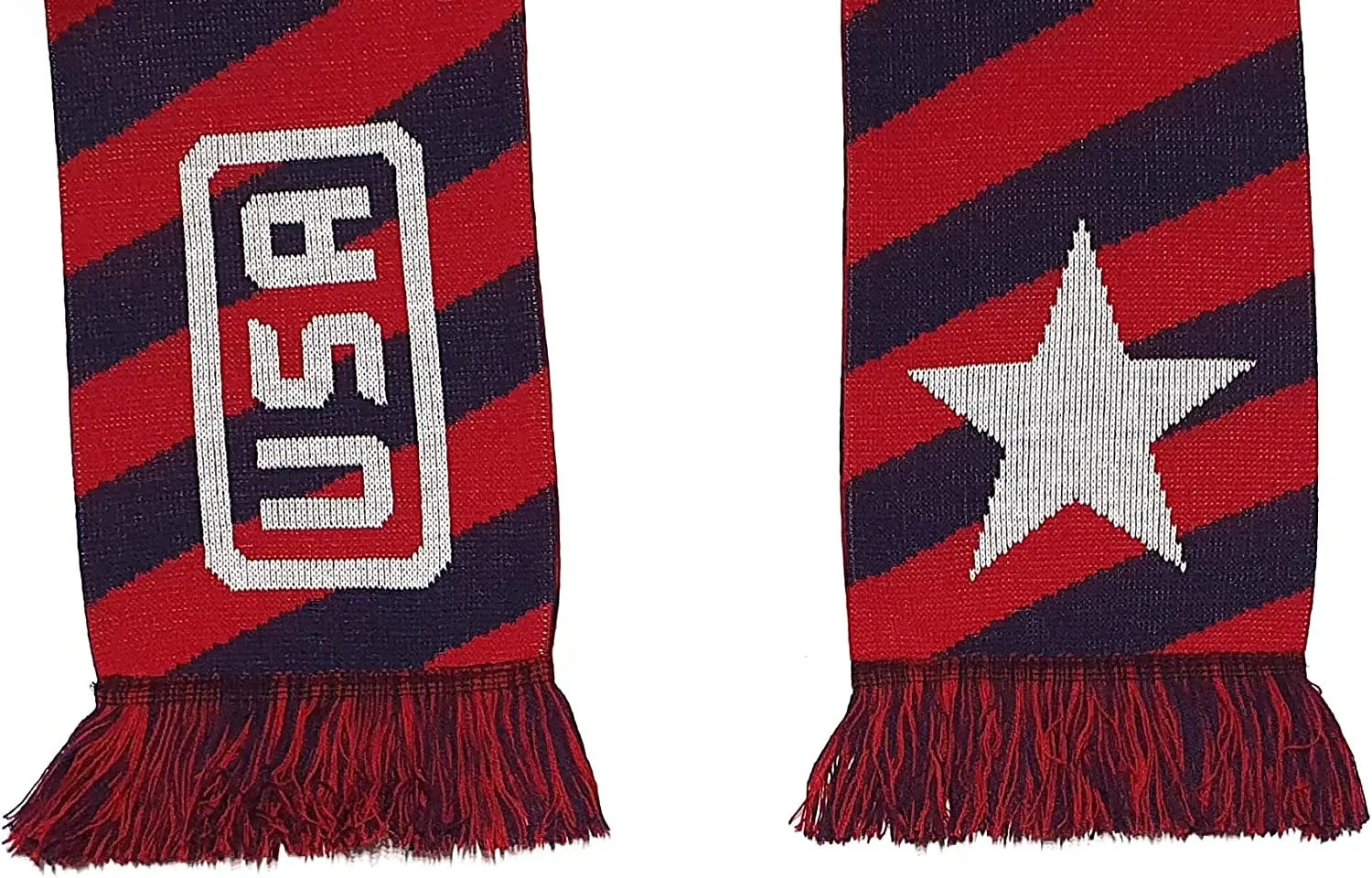 hot warm popular selling well fashion chunky elegant 2022 world club logo pattern jacquard soccer scarves