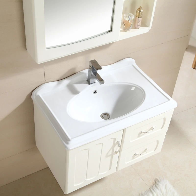 
Western style KD-BC122W white colored hanging vanity , bathroom sanitary sink cabinet 