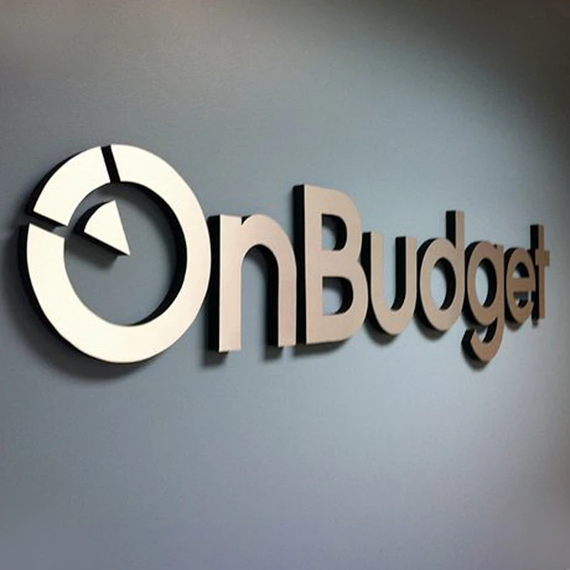 Xizheng Factory Wall Mounted Stainless Steel Metal Address  Signage