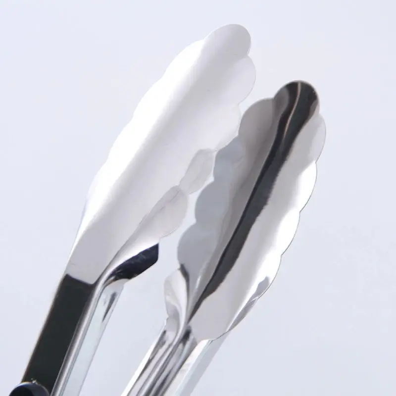 The Fine Quality Metal Food Tweezers Barbecue Tongs Stainless Steel Food Tong 3 Set