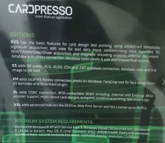  Приложение для дизайна карт cardдавление XS