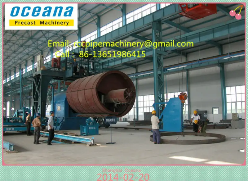 Prestressed Concrete Cylinder Pipe,PCCP pipe Whole Production line600-3600mm