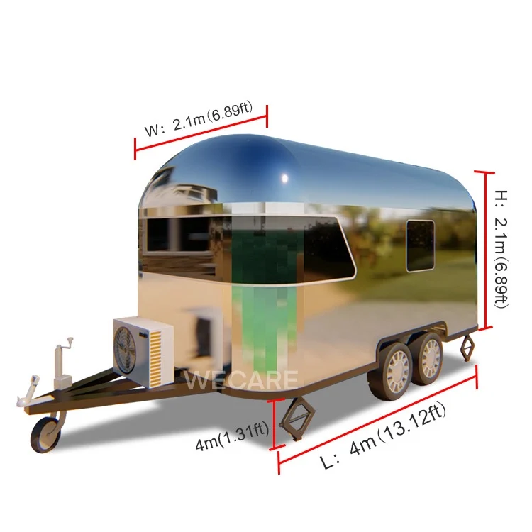 New model mobile caravan/ small caravan trailer for sale
