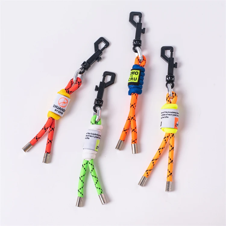 Флуоресцентные цветные ремешки для мобильного телефона, брелок, кольцо для ключей, плетеная веревка, подарки для женщин и мужчин, аксессуары для сумок