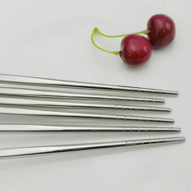 Best Selling Wholesale Custom Metal Stainless Steel Chopsticks for Sushi Wedding Gift Souvenirs