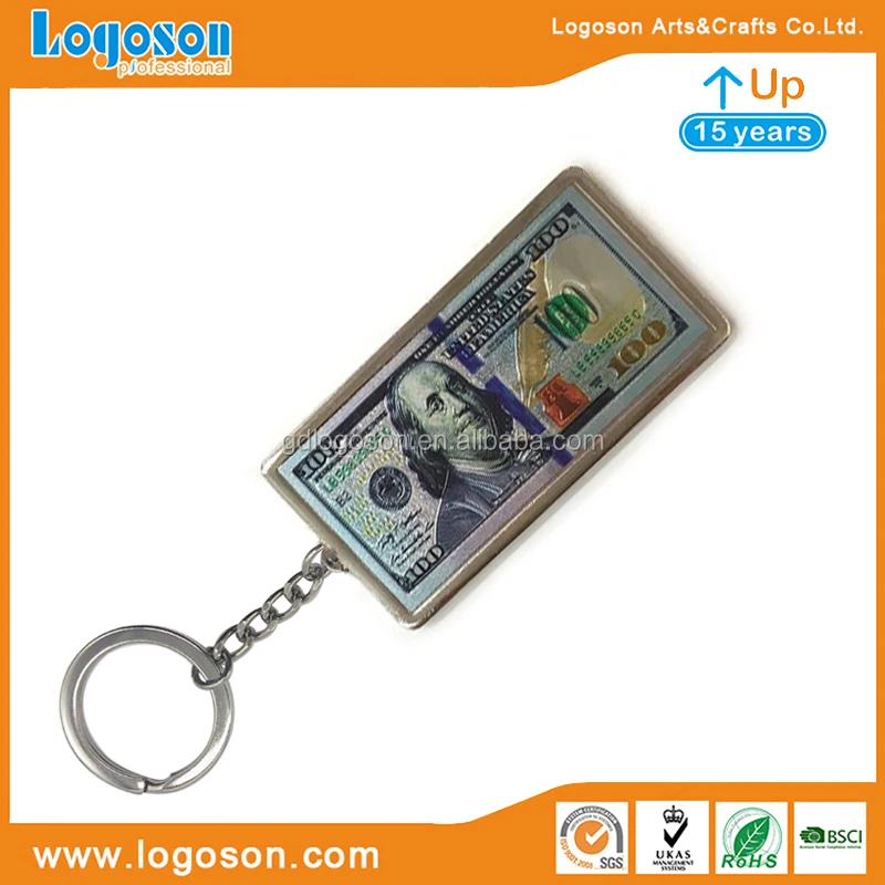 100% Custom Logo 100 US Dollar Bill Money Fridge Magnet Gift Double Sided Magnet Foil Fridge Magnets Souvenir